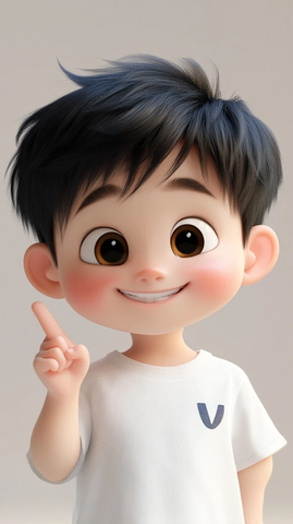 男孩正面头像和鞋子