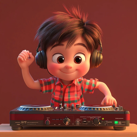 小男孩鞠躬打招呼音乐