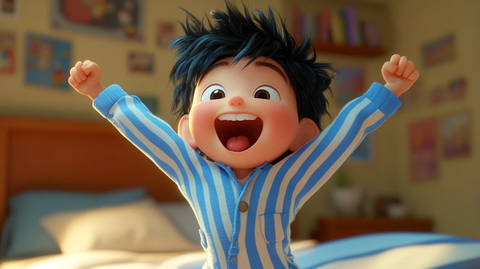 小满跳出被窝迎接新一天