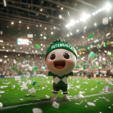 足球吉祥物亮相球场