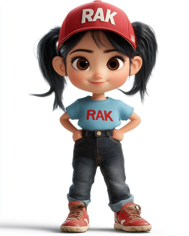 红帽蓝衣女孩风格