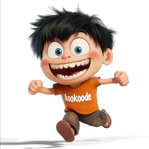 小棕椭圆跑动卡通角色