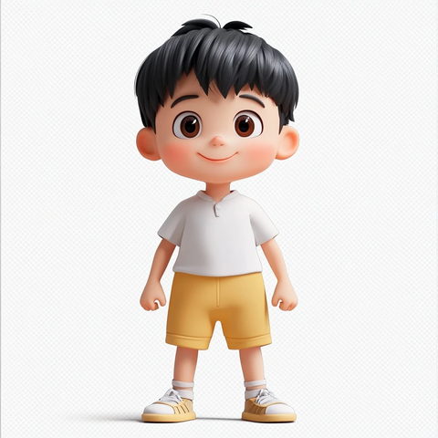 日本男孩卡通娃娃