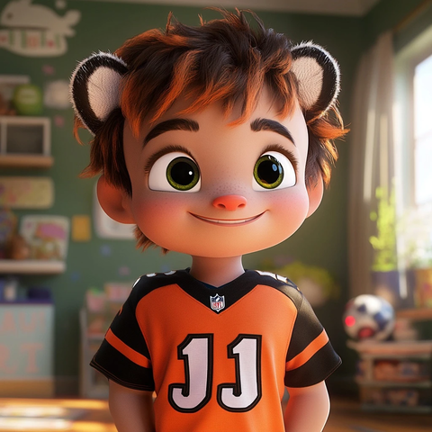 穿辛辛那提猛虎队球衣