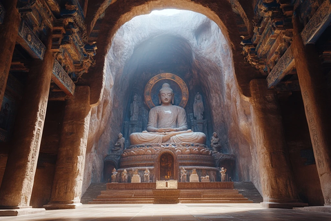 石窟内的佛像雕刻艺术