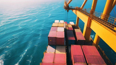 货物阻塞钻井平台通道