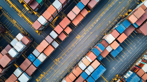 集装箱迷宫俯瞰图