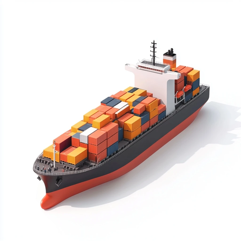 大型货船运输集装箱