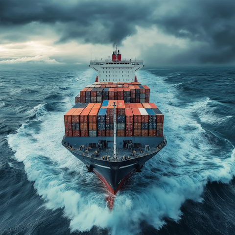 大型邮轮海上航行