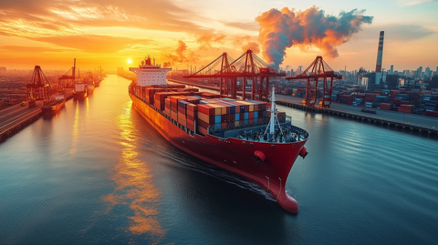 港口货船供应链流程图