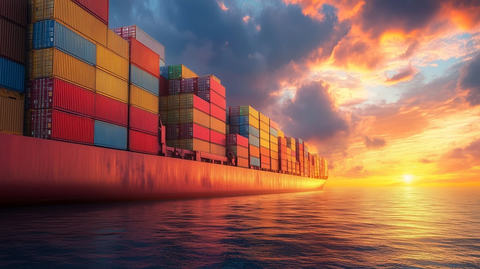 集装箱货轮海洋运输