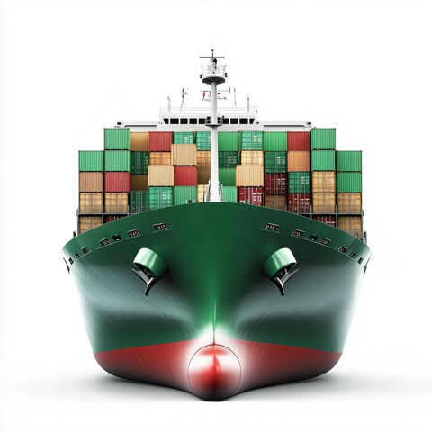 货船运输货物箱子