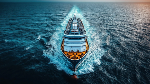 汽车运输船载货海上航行