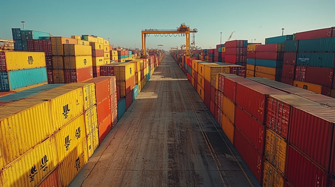 港口集装箱排列布局