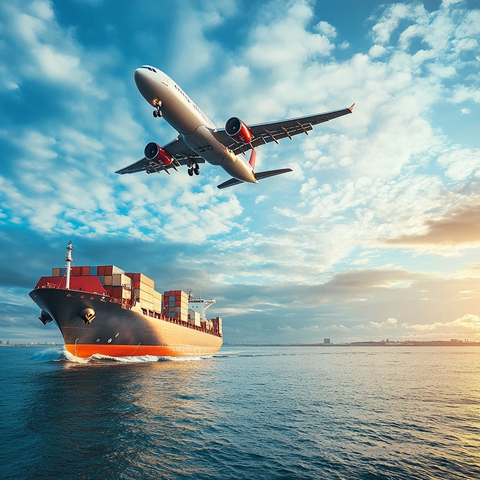 海上船只与空中飞机