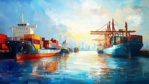 油画风格运输业务