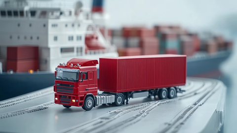 集装箱货运船火车飞机港口