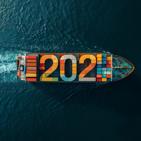 货轮甲板集装箱排列数字