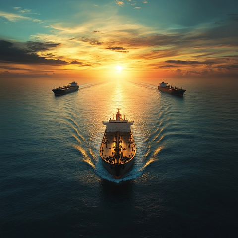 干散货船与油轮远航