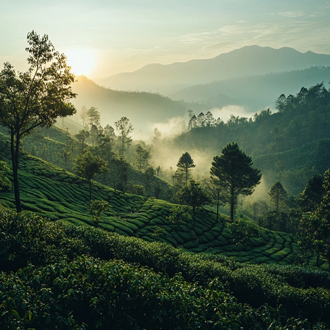 咖啡园飘香咖啡豆