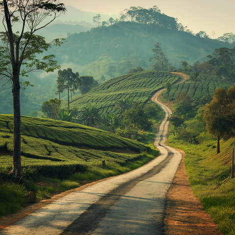茶园山路古道通幽