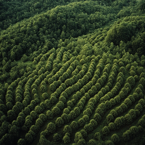 森林碳吸收与几何均值比较
