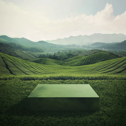 茶园绿草坪景观