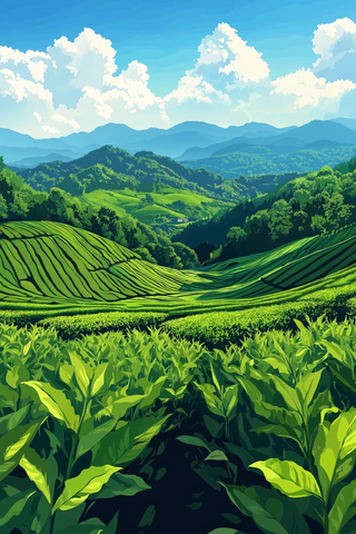 茶园绿色茶叶种植