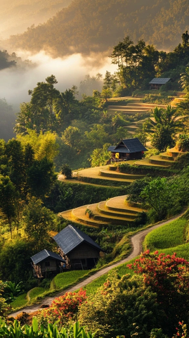 梯田花園與山居部落