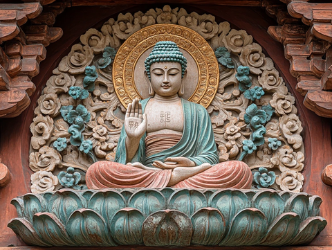 精美的佛像雕刻艺术