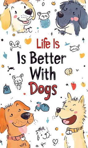 狗狗表情卡通图案设计