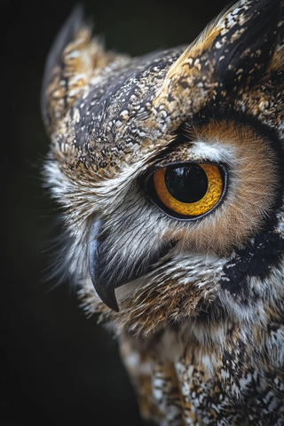 哈比鹰肖像近摄