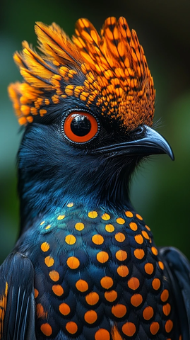 鸟翼特写与趣味对视