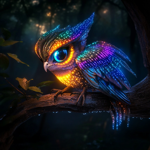 羽毛鸟兽夕阳枝叶