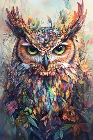 猫头鹰幻觉图像展示