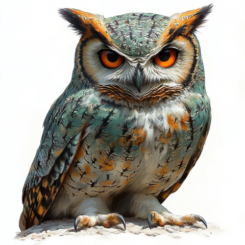 魔法乌鸦万圣节数字插画