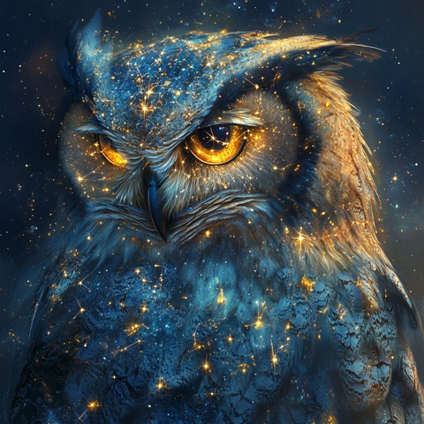 星图羽毛猫头鹰