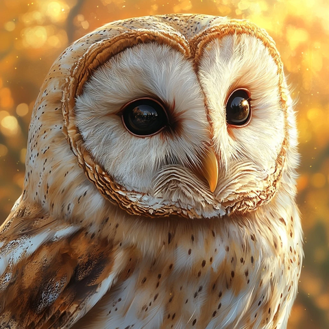 真实细节羽毛眼眸黄喙