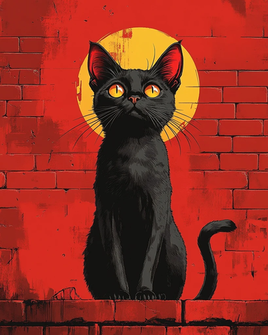 金色眼眸猫魅影