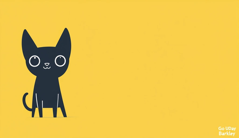 上升日与犬人插画