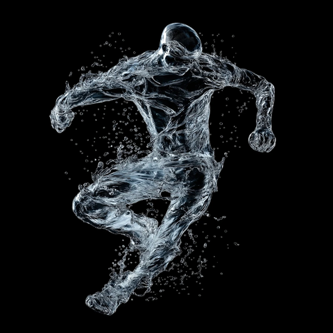 水人造型水花四溅