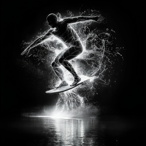 冲浪者飞天数学形态