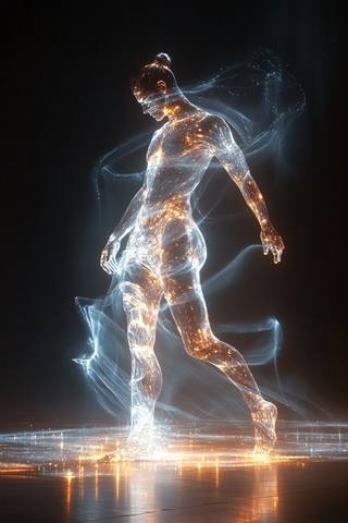 英雄子弹时间光影绘画