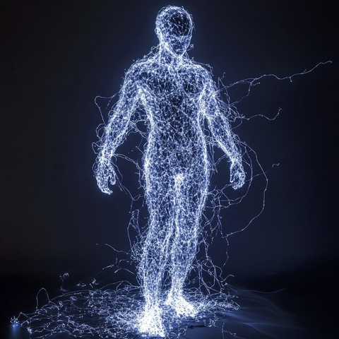 电流形外星人全身像