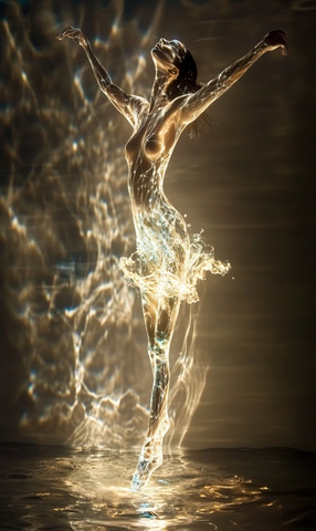 光影舞者水下波纹