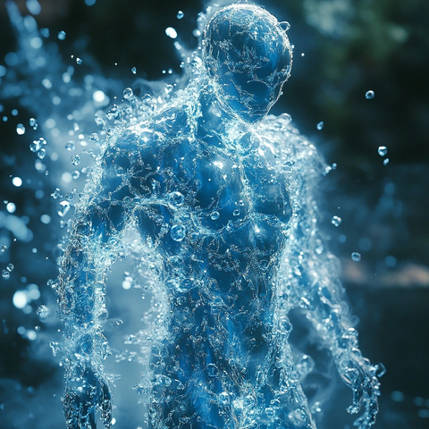 水分子量子态立体结构