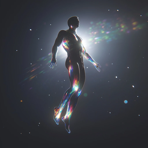 浮空能量人形接收姿态