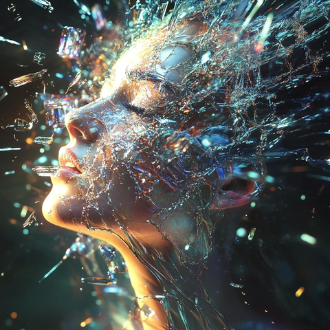 宇宙女神破碎玻璃