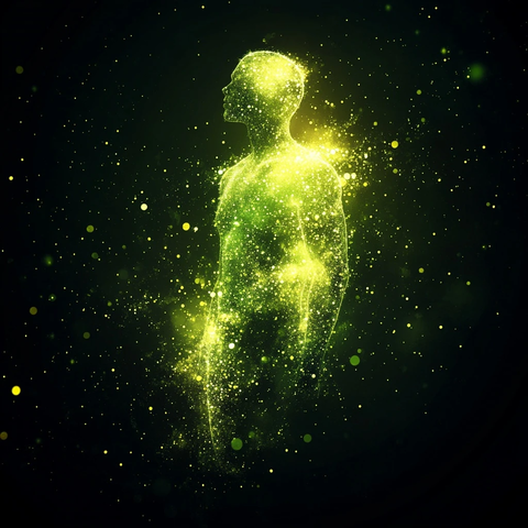 人形设计宇宙绿光闪耀