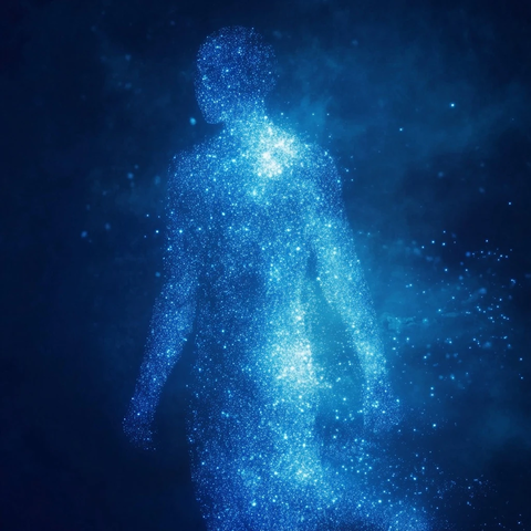 发光人像模糊动态效果